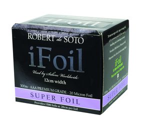 Products: Robert de Soto Premium Super Foil 20 Micron Silver 12CM x 300M