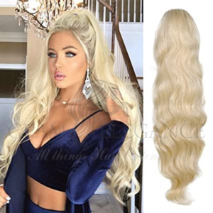 Glam Elegance: Body Wave Drawstring Ponytail 24"