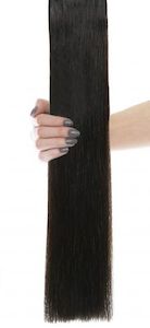 Glam Elegance Deluxe Double weft -1b Ebony 18"