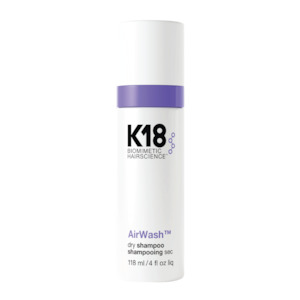 Shampoo: K18 Air Wash Dry Shampoo 118ml