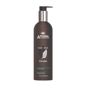 Mens Shampoo Conditioner: Angel En Provence Black Angel for Men Hair & Body Wash 400ml