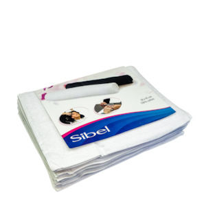 Barber Shave Towel - White (12) 28 x 45cm