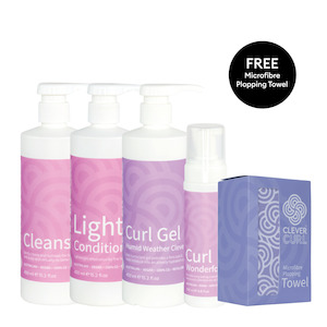 Leave: Clever Curl Light Quad Bundle For Fine Hair or Wavy Hair