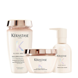 Shampoo Conditioner: Kerastase Gloss Absolu Crème Bundle for Thick Hair