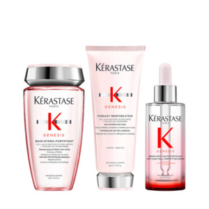Shampoo Conditioner: Kerastase Genesis Hydra-Fortifiant Hair Fall Defence Trio