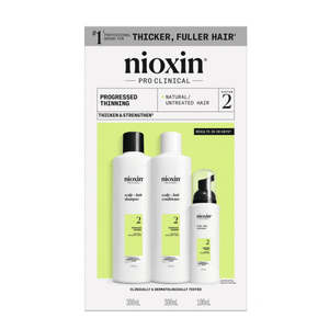 Dandruff Scalp Care: Nioxin System 2 Kit - For Natural Hair with Progressed Thinning