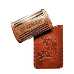 Bossman: Bossman Pocket Beard Moustache Sandalwood Comb