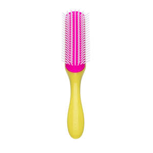 Denman D3 The Original Styling 7 Row Yellow/Pink Brush