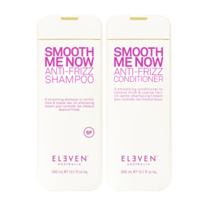 Eleven Australia Smooth Me Now Anti Frizz Shampoo & Conditioner 300ml Bundle