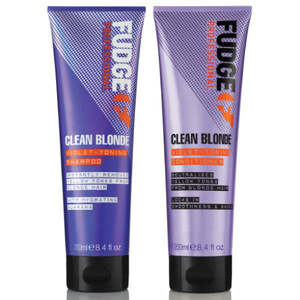Fudge: Fudge Clean Blonde CLASSIC Shampoo & Conditioner 250ml Bundle