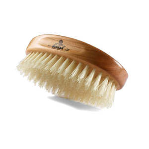 Kent: Kent Travel Brush Pure White Bristle - Oval Beech (MC4)