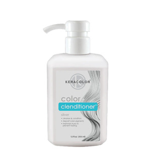 Keracolor Color + Clenditioner 355ml - SILVER