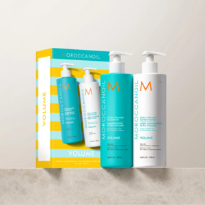 Moroccanoil: Moroccanoil Volume Shampoo & Conditioner Gift Set 500ml