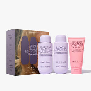 Nak Hair: NAK Hair PLATINUM BLONDE Trio Gift Pack