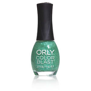 Orly Color Blast: ORLY Color Blast Green Flakie Matte Top
