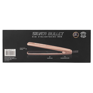 Electrical: Silver Bullet Mini Hair Straightener - Rosegold