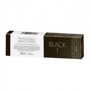Professional Beauty Systems Black Eyelash and Brow Tint 20ml