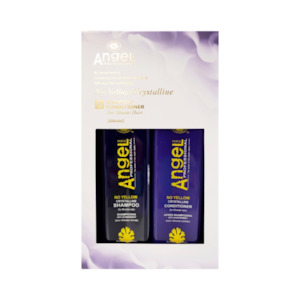 Purple Toning Shampoos And Conditioners: Angel Professional No Yellow 250ml Duo