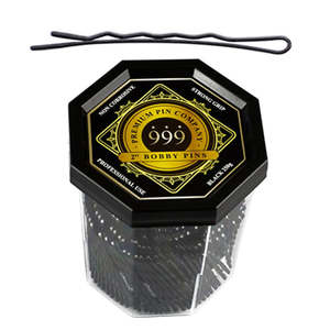Premium Pin Company 999: Premium Pin Company 999 2" Bobby Pins Black