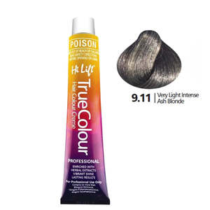 Hi Lift True Colour: Hi Lift True Colour 9.11 Very Light Intense Ash Blonde 100g