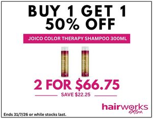 Joico K-Pak Color Therapy Shampoo 300ml BUY 1 GET 1 50% OFF