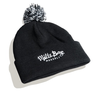 Products: Black Pom Pom Beanie