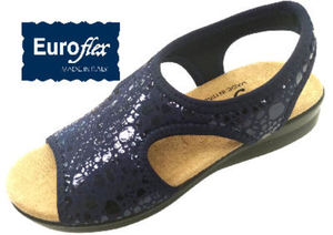 Euroflex – Tuscany – Navy Women’s Sandals Halliwell Shoes