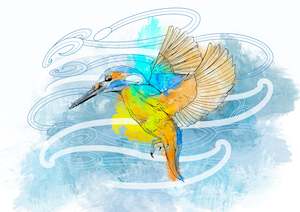 Art Prints: Ngā tae o te wai