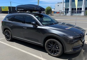 Products: Strike 480 – Textured Matt Black Roof Box HAMCO