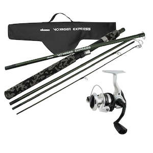 Okuma: Okuma Voyager Xpress Travel Combo 5pc plus Aria 30 Reel