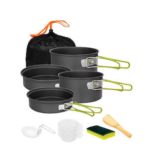 Domex: Domex Anodised Camping Cook Set (10pc)