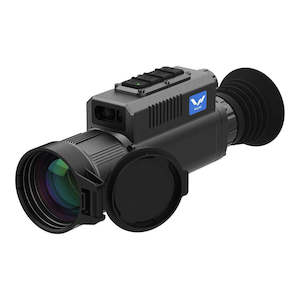 Optics: Falcon Medusa 640 x 512 50mm Thermal Rifle Scope with Laser Range Finder and Ballistics