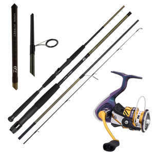 Daiwa Laguna LT 2500 / Legalis II 862ULFS Light Spin Combo – with 8lb Braid
