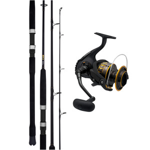 Daiwa BG 5000 / 21 BG Bluewater 7'9" Topwater Combo – with 300m 50lb Braid