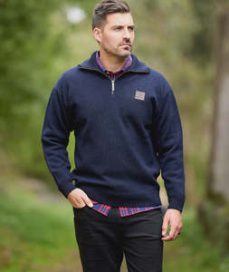 Swanndri Mariner Wool Zip Sweater