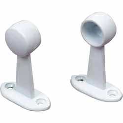 TOWEL RAIL BRACKET WHITE 24 19MM 2PK – Hammer Hardware