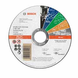 Products: CUTTING DISC BOSCH METAL 125X1X22.4MM – Hammer Hardware