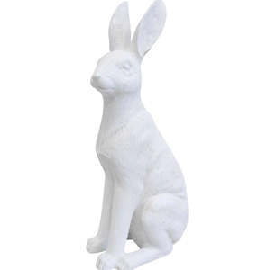 Living: Sitting Hare White Lrg