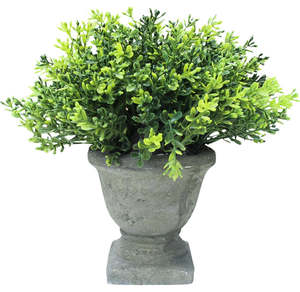 Faux Plant Urn Wide