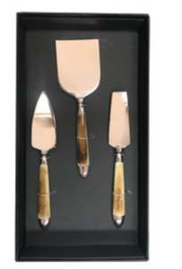 Kitchen: CHEESE SET/3 - SHINY, NICKEL