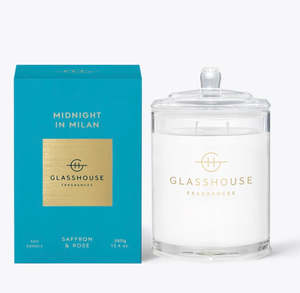 Glass House Candles: Glasshouse Midnight In Milan Candle 380g