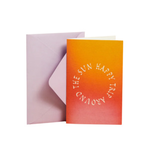 Happy Trip Around The Sun Card