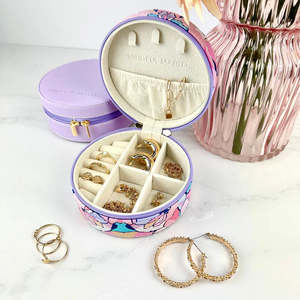 New: Round Jewellery Case - Willow