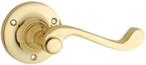 Products: Milton Levers 63mm Round Rose - Handles Plus