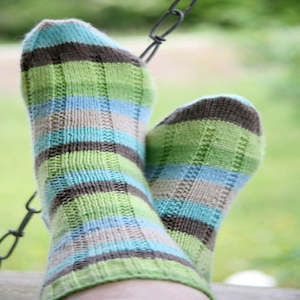 Arts & Entertainment: Vanilla Latte Socks