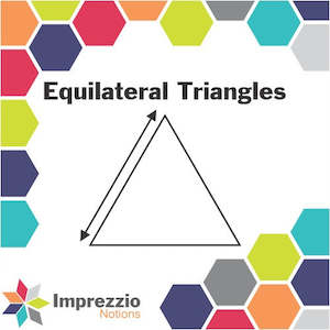 EPP: Imprezzio Equilateral Triangle Papers & Acrylic Templates
