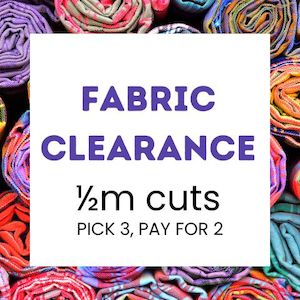 CLEARANCE Half Metre Fabric Cuts: Babies, Kids, Brights, Mosaic (1.8)