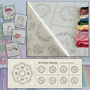 Lilabelle Lane: Woodland Wonders Pre-printed Linen