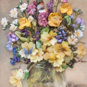 Embroidery Panels: Embroidery Panels and Kits- Di Van Niekerk - Watercolours Panels and Kits