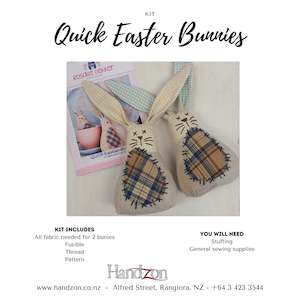 Embroidery Kits: Quick Easter Bunnies Kit